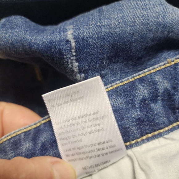 TRICOT sz 1X JEANS destroyed stretch fray - Picture 6 of 9